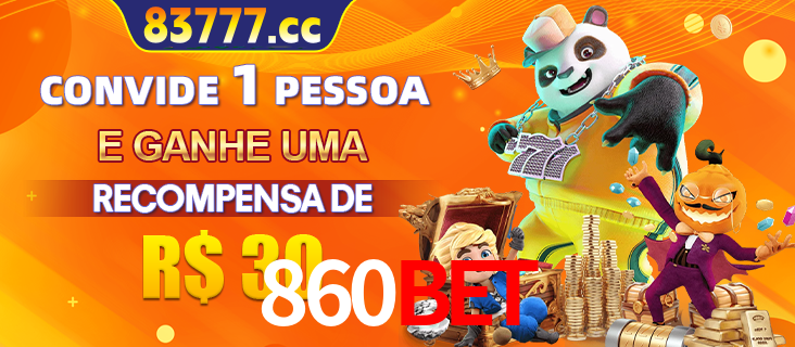 Banner institucional da 860BET sobre parceria de marcas e criação de uma marca de excelência, apresentando os mascotes de jogos populares como o Fortune Tiger.