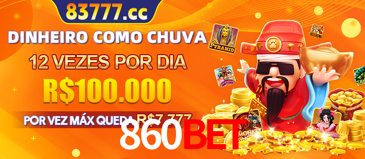 Banner do programa de recompensas Recomende para amigos do 860BET, detalhando os bônus por convidar amigos, com prêmios que chegam a R$288.888.